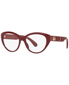 Женские круглые очки GC001491 Gucci, красный