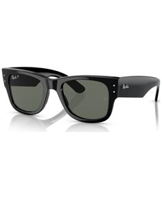 Поляризованные солнцезащитные очки унисекс Mega Wayfarer 51 Ray-Ban, черный