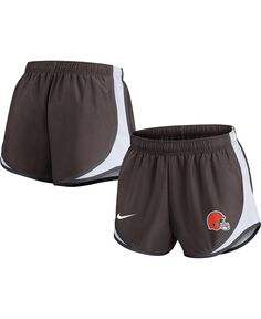 Женские коричневые шорты Cleveland Browns Performance Tempo Nike, коричневый