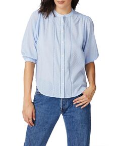 Женская блузка с рукавами 3/4 и пуговицами спереди с жатым зажимом Court &amp; Rowe