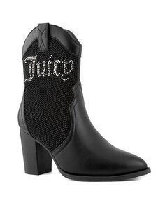 Женские ботинки в стиле вестерн с украшением Tamra Juicy Couture, черный