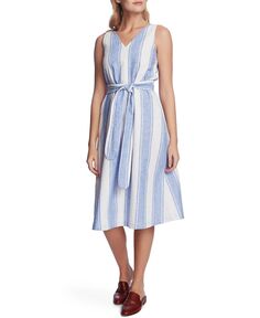 Женское платье без рукавов с v-образным вырезом и завязкой на талии Court &amp; Rowe