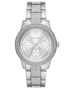 Женские многофункциональные часы Tibby серебристого цвета с браслетом из нержавеющей стали, 40 мм Michael Kors