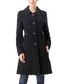 Женское прогулочное пальто из вересковой шерсти kimi + kai, черный