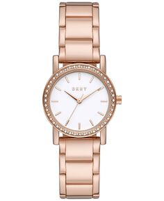 Женские часы Soho из нержавеющей стали с браслетом цвета розового золота, 29 мм DKNY, золотой