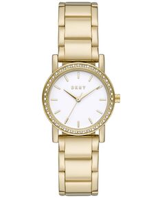 Женские часы Soho с золотистым браслетом из нержавеющей стали, 29 мм DKNY, золотой