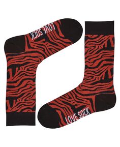 Женские носки Tiger из органического хлопка Love Sock Company, коричневый