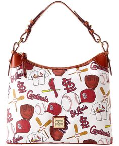 Женская мульти-сумка-хобо St. Louis Cardinals Gameday Hobo Dooney &amp; Bourke
