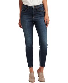 Женские джинсы скинни с высокой посадкой, ОДИН РАЗМЕР ПОДХОДИТ ЧЕТЫРЕМ, с высокой посадкой Silver Jeans Co.