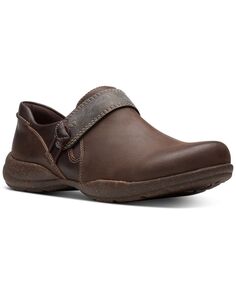 Женские сабо на плоской подошве с ремешками Roseville Dot Clarks