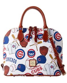Женская белая сумка на молнии Chicago Cubs Game Day Dooney &amp; Bourke, белый
