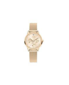 Женские часы-браслет с блестящей золотистой сеткой, 34 мм Jones New York
