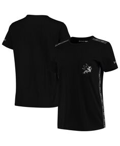 Черная женская футболка San Jose Sharks Donna Sporty Tri-Blend DKNY, черный