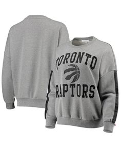 Женский серый пуловер с напуском Toronto Raptors Rookie для новичков Touch, серый