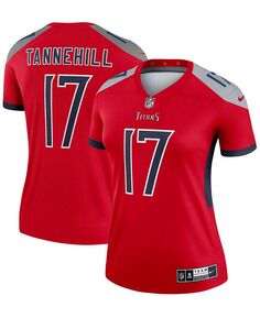 Женская красная майка Ryan Tannehill Tennessee Titans Inverted Legend Nike, красный