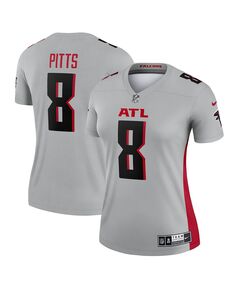 Женская серая майка Atlanta Falcons Inverted Legend Kyle Pitts Nike, серый
