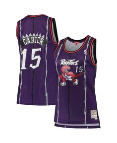 Женская фиолетовая майка Vince Carter Toronto Raptors 1998-99 Hardwood Classics Swingman Mitchell &amp; Ness