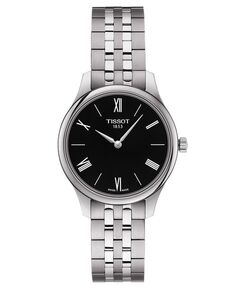 Женские часы Swiss Tradition 5.5 Lady с браслетом из нержавеющей стали, 31 мм Tissot, черный