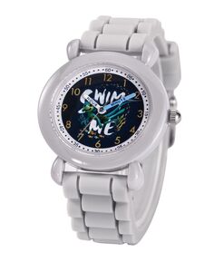 Часы Disney Luca Alberto для мальчиков, пластиковый серый силиконовый ремешок, 32 мм ewatchfactory, серый