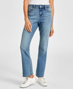 Женские джинсы Bootcut с пышной посадкой стандартной, короткой и длинной длины Style &amp; Co