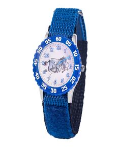 Часы Disney Winnie the Pooh Eeyore для мальчиков с синим нейлоновым ремешком, 32 мм ewatchfactory, синий