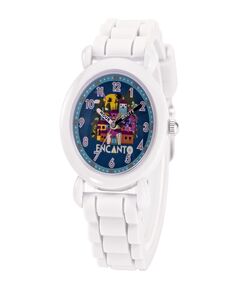 Часы Disney Encanto для мальчиков, белый силиконовый ремешок, 32 мм ewatchfactory, белый