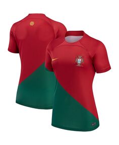 Женская красная сборная Португалии 2022/23, реплика домашнего стадиона Breathe Stadium, пустая футболка Nike, красный