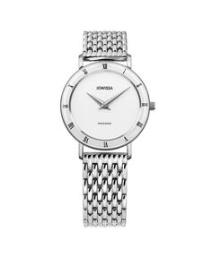 Женские часы Roma Swiss 30 мм — белый циферблат Jowissa, белый