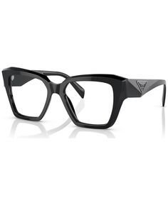 Женские квадратные очки, PR 09ZV51-O PRADA, черный