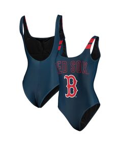 Женский цельный купальный костюм темно-синего цвета Boston Red Sox FOCO, темно-синий