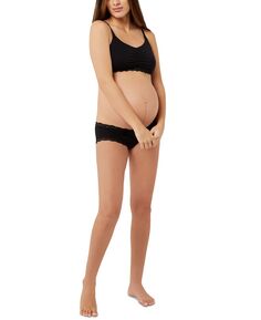 Кружевной бюстгальтер для беременных и кормящих мам с пуловером A Pea in the Pod, черный