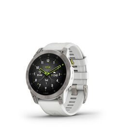Унисекс Смарт-часы Epix White Titanium White с силиконовым ремешком 33 мм Garmin