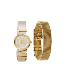 Женские часы с перламутровым белым кожаным ремешком, подарочный набор, 23 мм, 2 предмета Jessica Carlyle
