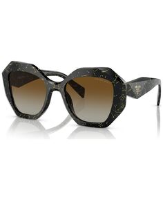 Женские поляризационные солнцезащитные очки с низкой перемычкой, PR 16WSF53-YP PRADA