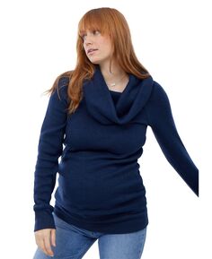 Женский свитер-туника с воротником-хомутом для беременных Ingrid + Isabel