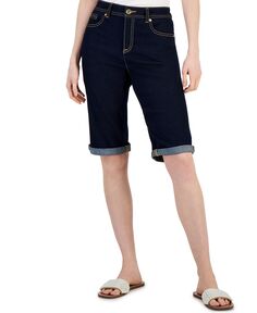 Женские джинсовые шорты-бермуды со средней посадкой I.N.C. International Concepts