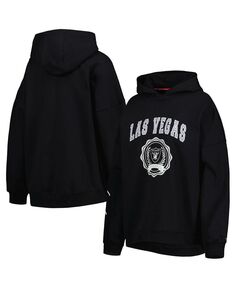 Женский черный пуловер с капюшоном с заниженными плечами Las Vegas Raiders Becca Tommy Hilfiger, черный