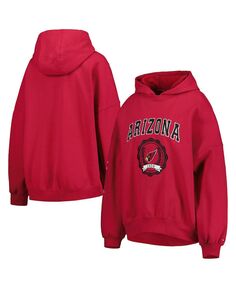 Женский пуловер с капюшоном и заниженными плечами Cardinal Arizona Cardinals Becca Tommy Hilfiger
