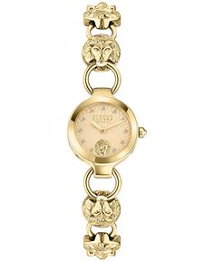 Женские часы с браслетом из нержавеющей стали Broadwood Lion Link, 26 мм Versus Versace, золотой