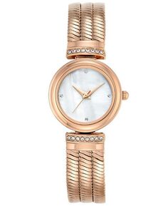Женские часы-браслет цвета розового золота 26 мм Jessica Carlyle, золотой