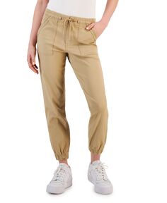 Женские джинсовые брюки-джоггеры с эластичными манжетами без застежки Tinseltown, хаки