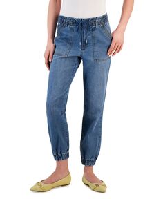 Женские джинсовые брюки-джоггеры с эластичными манжетами без застежки Tinseltown