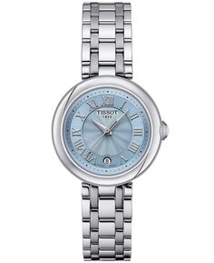 Женские швейцарские часы Bellissima с браслетом из нержавеющей стали, 26 мм Tissot, серый