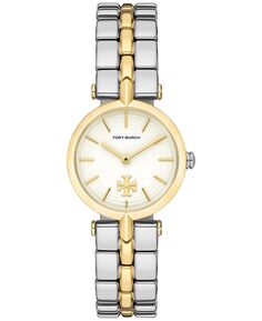 Женские двухцветные часы Kira с браслетом из нержавеющей стали, 30 мм Tory Burch