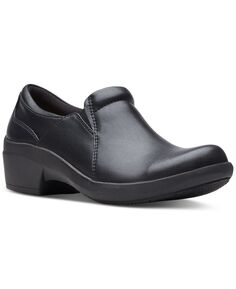 Женские лоферы Talene Pace с круглым носком и боковой подошвой Clarks