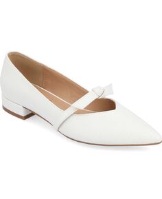 Женская обувь в стиле кэт-флэт Journee Collection, белый