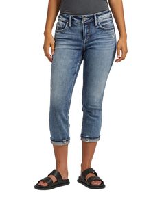 Женские джинсы-капри Elyse со средней посадкой Silver Jeans Co.
