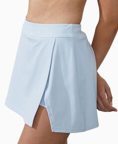 Женская гладкая теннисная мини-юбка с разрезом по бокам COTTON ON