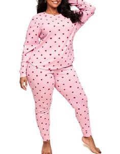Женская пижама больших размеров Muriel, пижамный комплект с длинными рукавами и леггинсами Adore Me