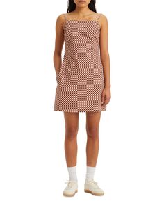 Женское хлопковое мини-платье в клетку Danny Danny Levi&apos;s Levis